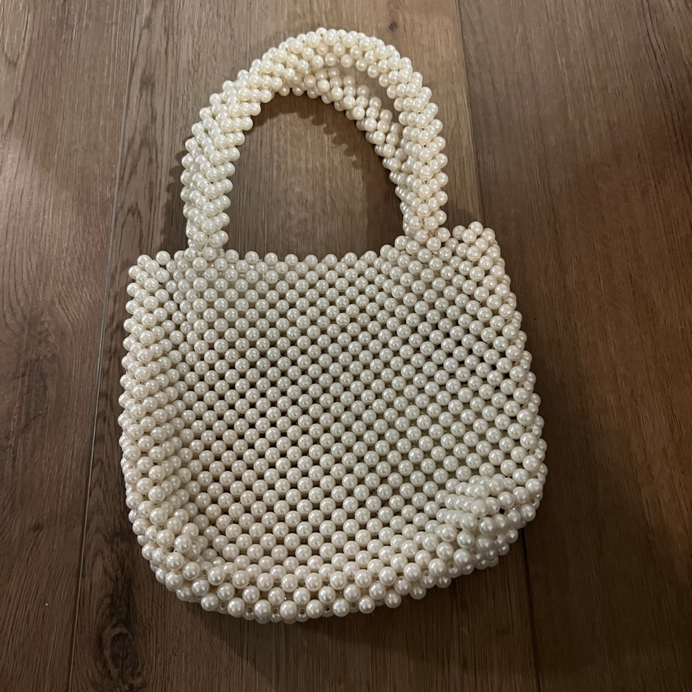 White Pearl Handbag